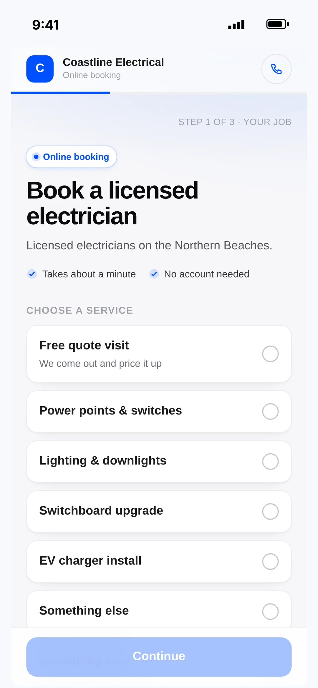 Automatic customer SMS templates in the robot app with a live preview